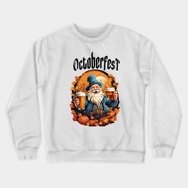 Octoberfest Crewneck Sweatshirt by TooplesArt